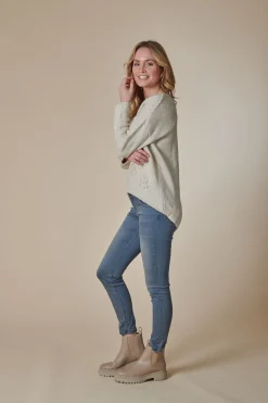 Clearance ZHNINA FLOWER Damen Pullover & Strick