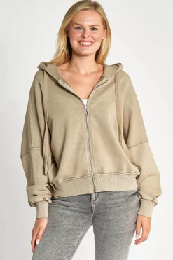 New ZHODA ZIP Damen Hoodies & Sweatshirts